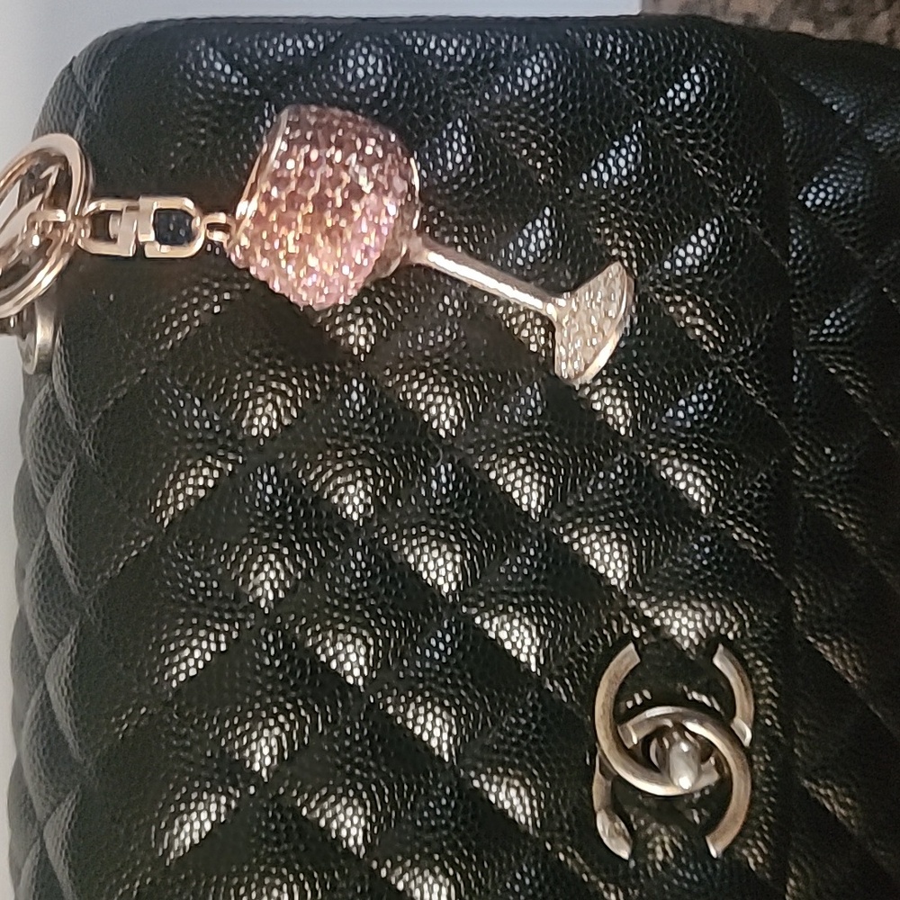 Sparkling Handbag Charm,Backpack,Luggage ,Keychain ,Zipper Pull